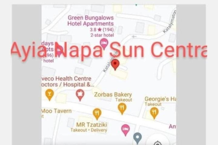 Ayia Napa Sun Central Eksteriør bilde